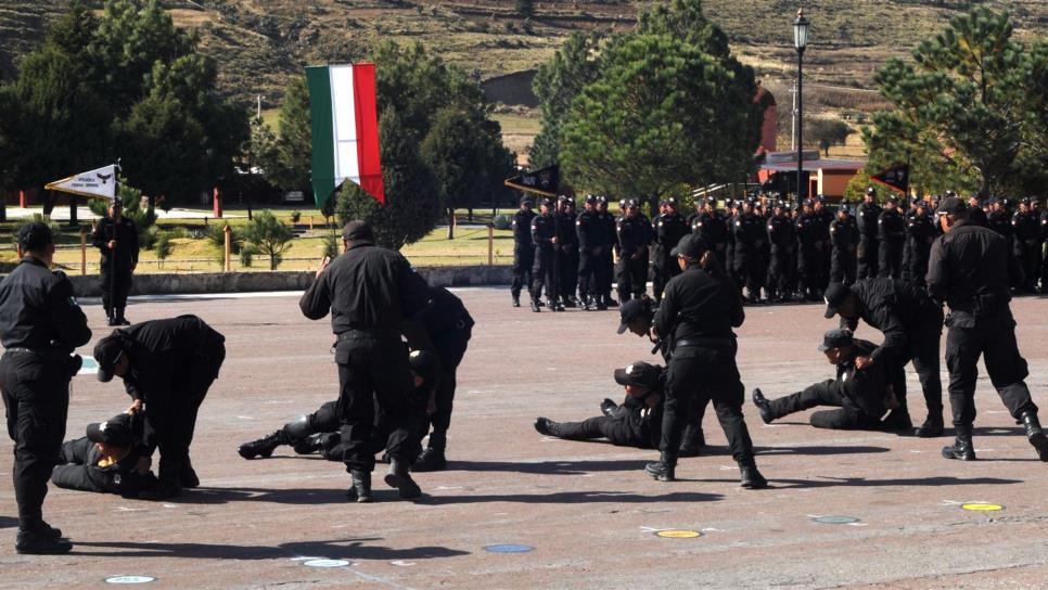 Llegan policías de Ahome de la capacitación en Tlaxcala