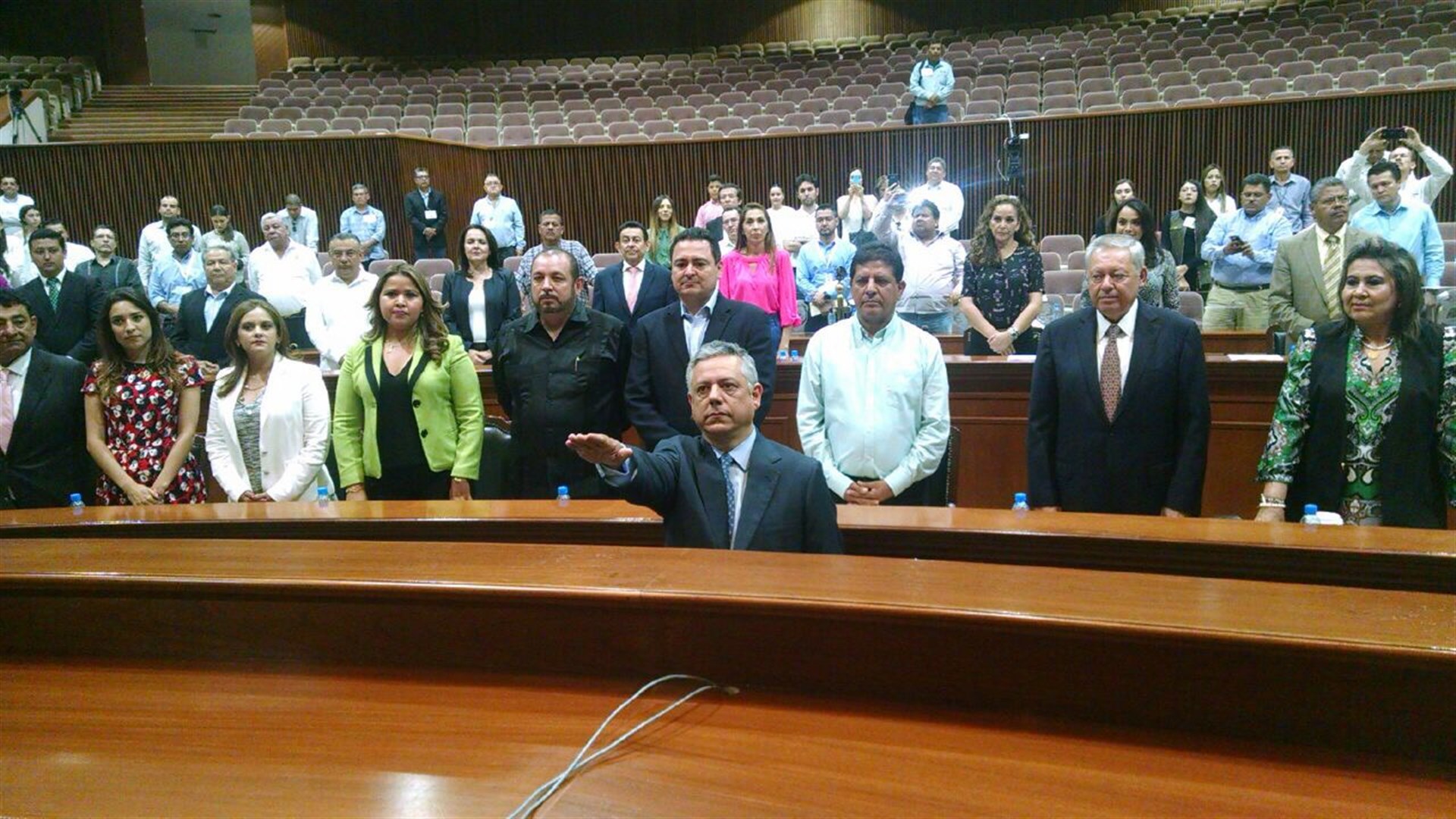 Hoy mismo se le tomó protesta como Fiscal General. FOTO: Fernanda García.