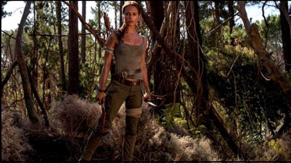 Revelan imágenes de Alicia Vikander como Lara Croft