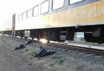 Mueren mujer y sus dos hijos al lanzarse al tren en Chihuahua