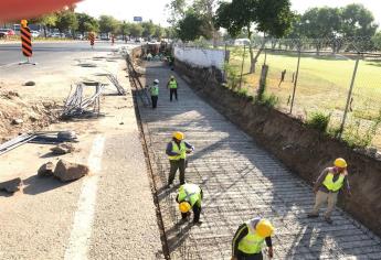 Al 20% construcción del dren pluvial en bulevar Pedro Infante