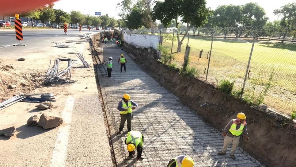 Al 20% construcción del dren pluvial en bulevar Pedro Infante