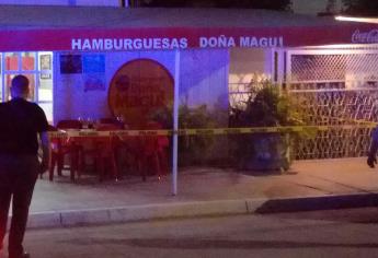 Matan a sonorense en negocio de hamburguesas en Cortines