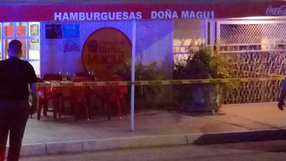 Matan a sonorense en negocio de hamburguesas en Cortines