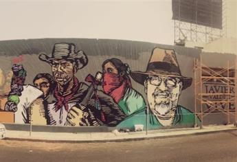 Inmortalizan en mural a Javier Valdez en calle de Monterrey