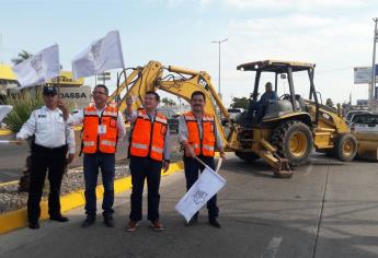 Inician obras en carril central del bulevar López Mateos a lateral