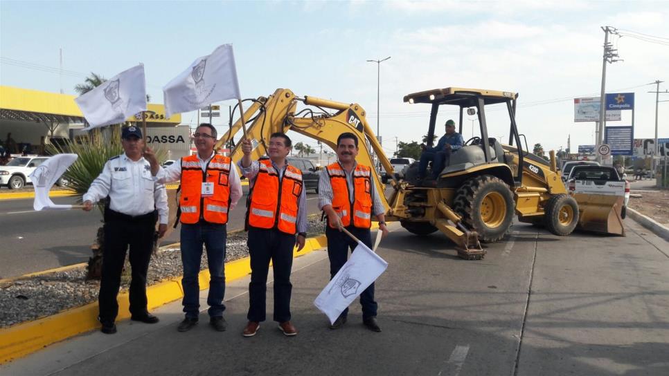 Inician obras en carril central del bulevar López Mateos a lateral