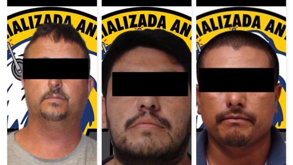 Atrapan a tres sujetos acusados de secuestro y homicidio