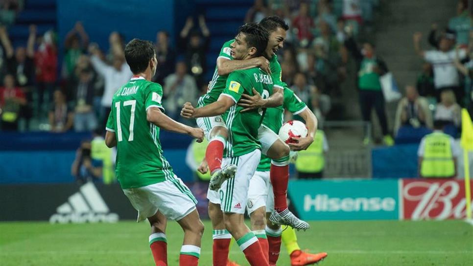 México vence 2-1 a Nueva Zelanda en la Confederaciones