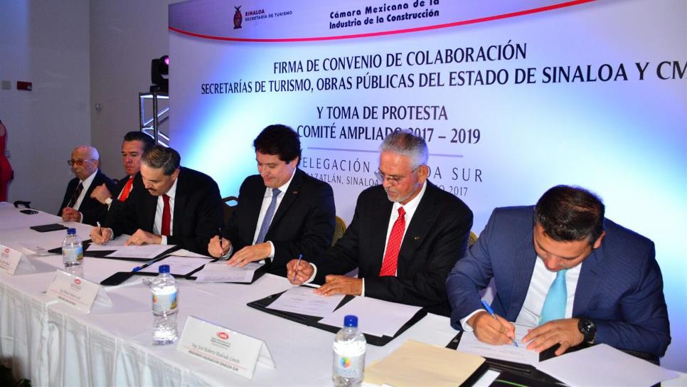 Firman convenio para realizar en Mazatlán Foro de Infraestructura 2030