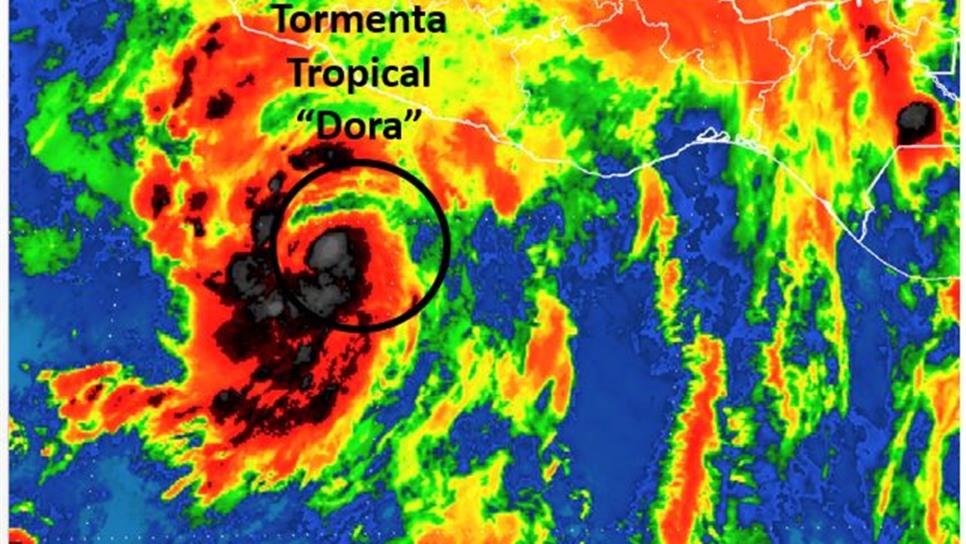 Se forma en el Pacífico la tormenta tropical Dora