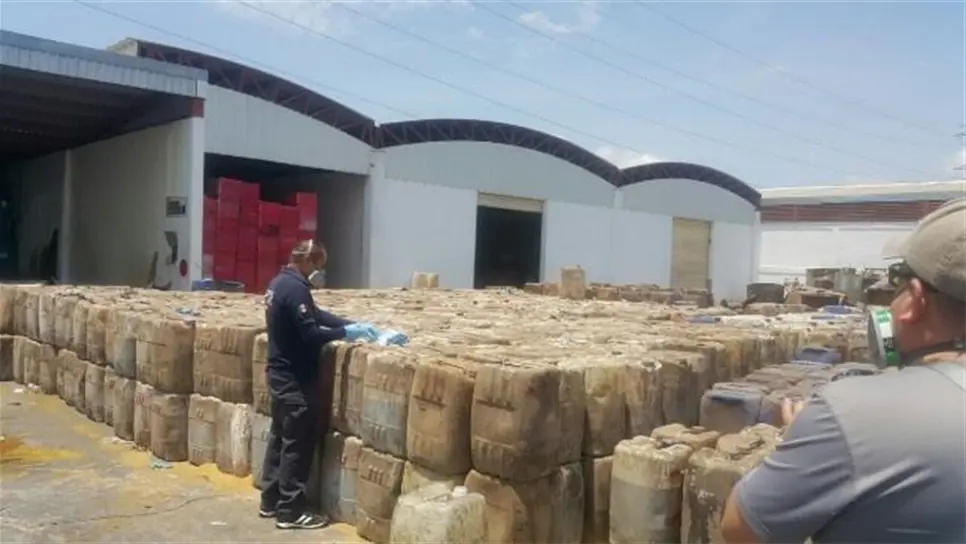 Incinera PGR más de 217 toneladas de químicos