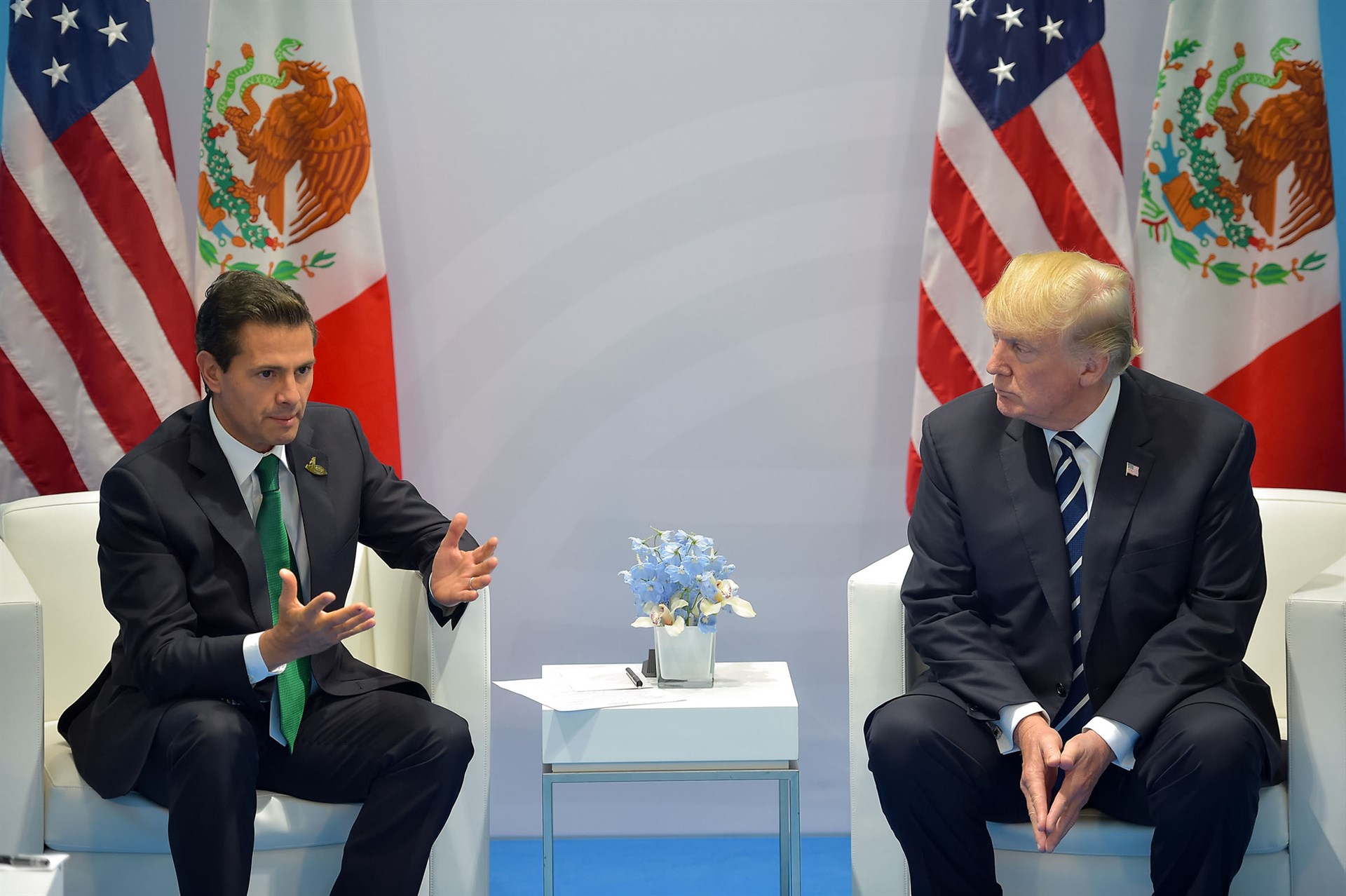 Peña Nieto y Trump acuerdan dejar atrás marcadas diferencias