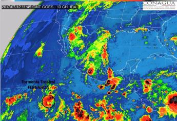 Se forma en el Pacífico la tormenta tropical Fernanda