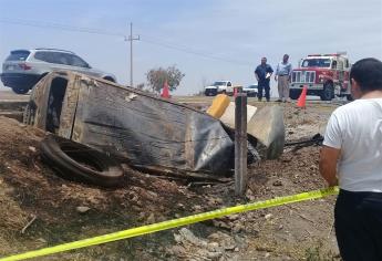 Se accidenta en La Costera y muere calcinado