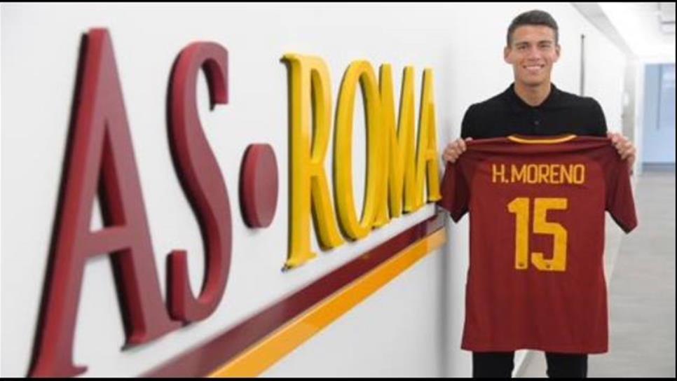 Héctor Moreno vivió su primer día como jugador de la Roma