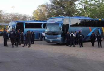 Regresan 404 policías de su adiestramiento en Tlaxcala