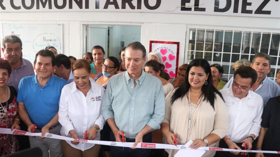 Inaugura Gobernador comedor comunitario en campo El Diez