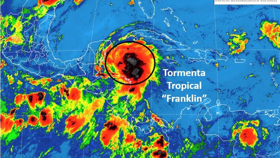 Emiten en Quintana Roo alerta amarilla por tormenta Franklin