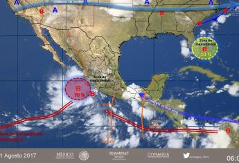 Prevén lluvias, alto oleaje y fuertes vientos para Sinaloa