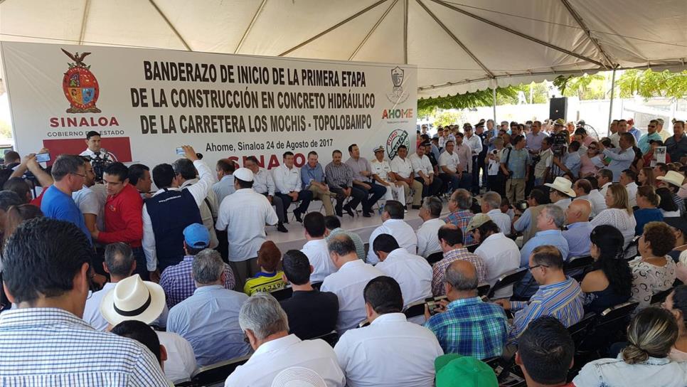 Inicia reconstrucción de la carretera Los Mochis-Topolobampo