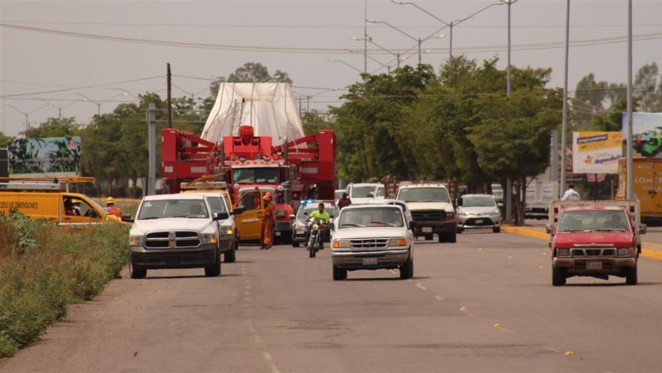 Trasladan generador de 300 t a planta de ciclo combinado de Choacahui