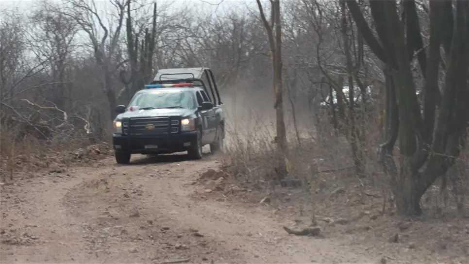 Policías de El Fuerte implementaron un operativo de búsqueda. FOTO: Temática.