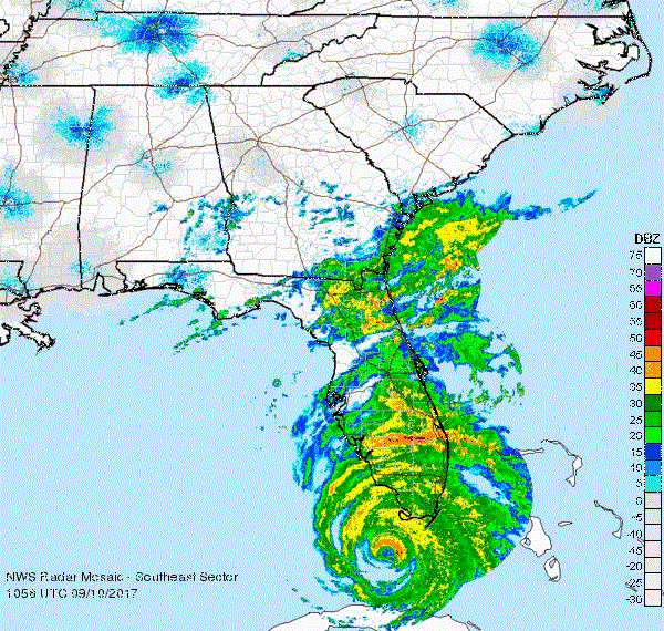 Poderoso huracán Irma toca tierra en Florida