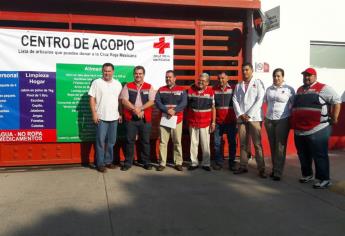 Cruz Roja Los Mochis abre centro de acopio para afectados por sismo