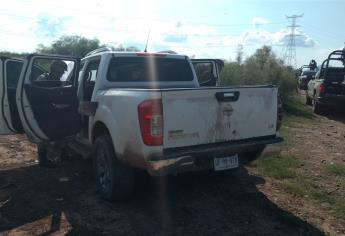 Aseguran militares camioneta, cartuchos y cargadores en El Fuerte