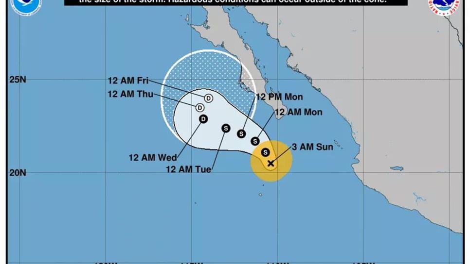 Norma mantiene desplazamiento lento hacia el norte