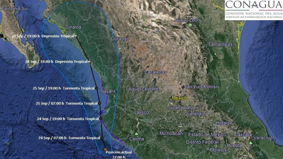 Se forma Pilar en el Pacífico; Sinaloa en alerta verde