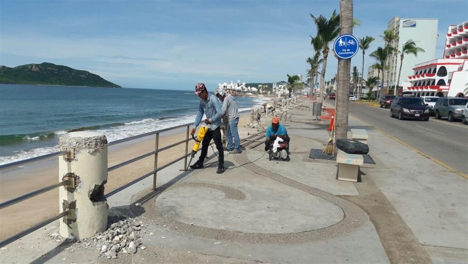 Sin bombo y platillo inicia segunda etapa de remodelación del Malecón