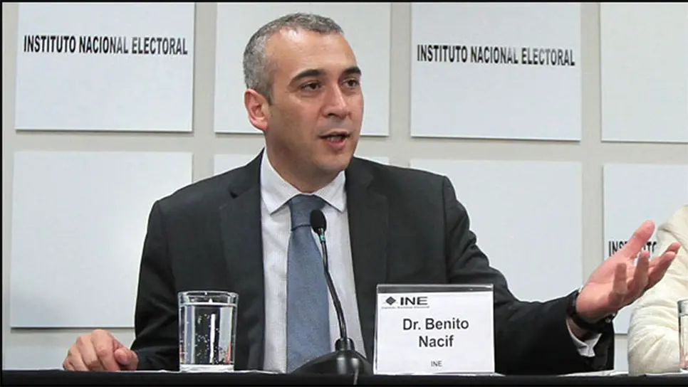 Benito Nacif,consejero del Instituto Nacional Electoral (INE).