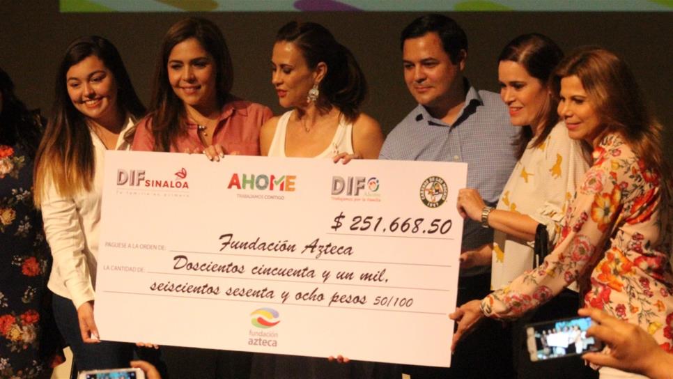 Entrega DIF  donativo a Fundación Azteca