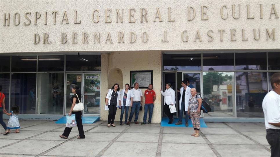 Paran labores en el Hospital General de Culiacán