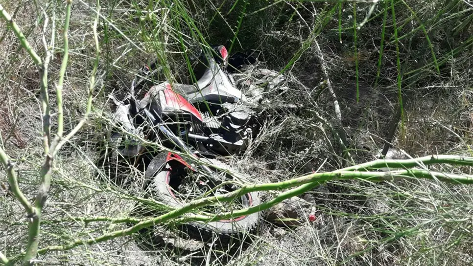 Muere motociclista en la México 15, cerca de Batamote