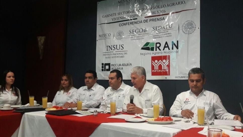 Presentan logros de desarrollo agrario y vivienda en Ahome