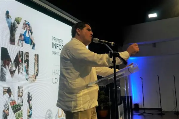 Juan Pablo Yamuni rinde su primer informe como diputado