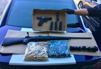 Policía Federal decomisa arma con mira telescópica