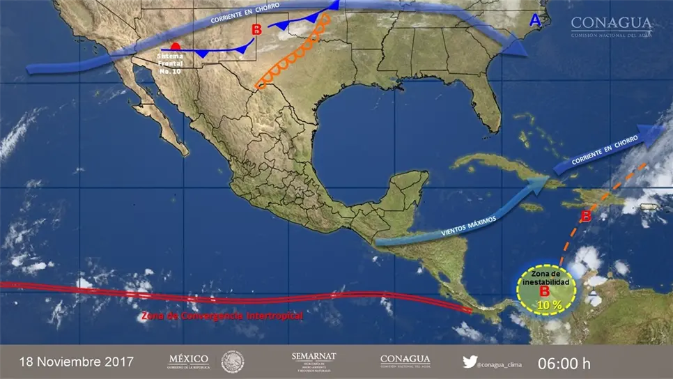 El norte, noroeste y noreste del país tendrán bajas temperaturas