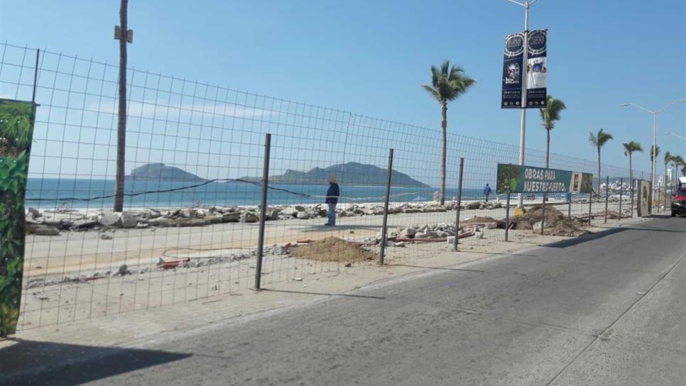 Comerciantes reportan bajas ventas por obras del Malecón