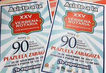 Está todo listo para la XXV Verbena Rotaria en Mazatlán