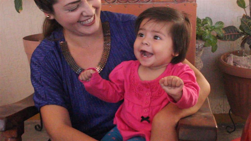 Valentina abraza la vida tras broncoaspirarse con leche