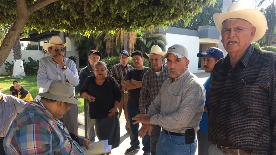 De nuevo hay manifestación de ejidatarios en la Conagua