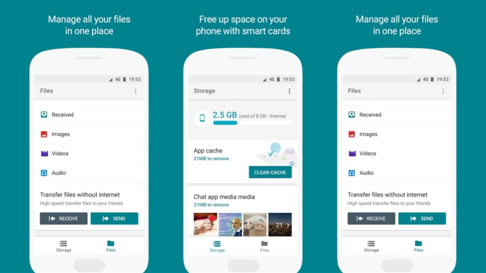 Google lanza app para administrar almacenamiento de smartphones