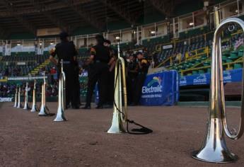 Inauguran competencia nacional de bandas de guerra