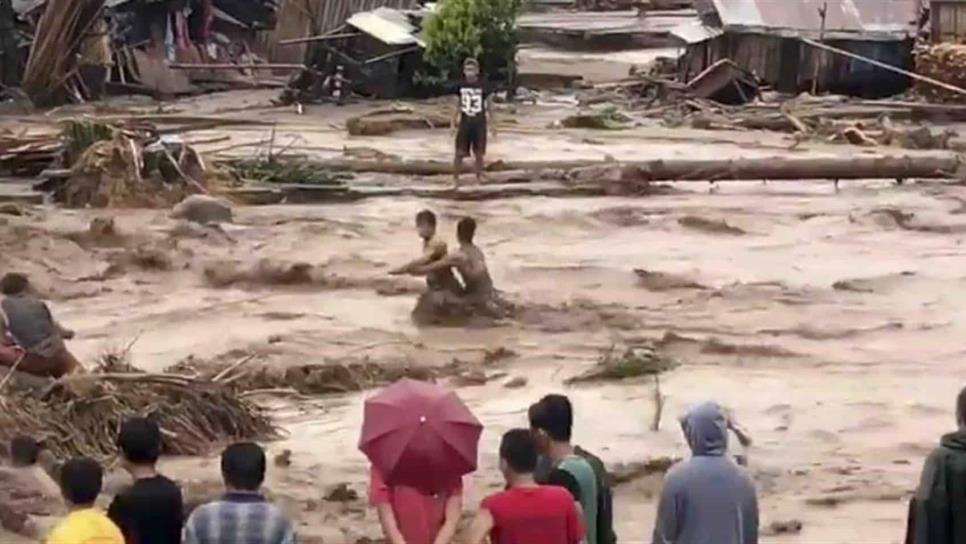 Tormenta tropical deja más de 130 muertos en Filipinas