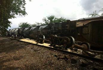 Se descarrila el tren cargado de granos en Santa Cecilia