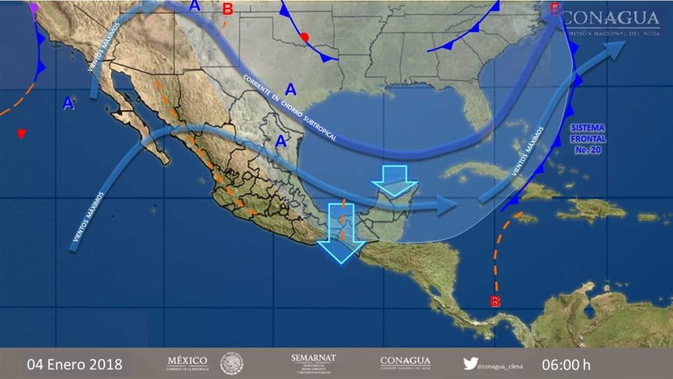 Persiste ola de frío intenso en la mayor parte de la República Mexicana